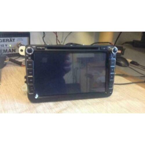 Auto Radio 9 inch Navigatie bluetooth pasvorm VW Seat Skoda