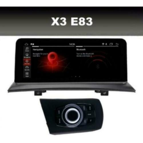 BMW X3 E83 10,25inch navigatie android 9.0 wifi dab+ carkit