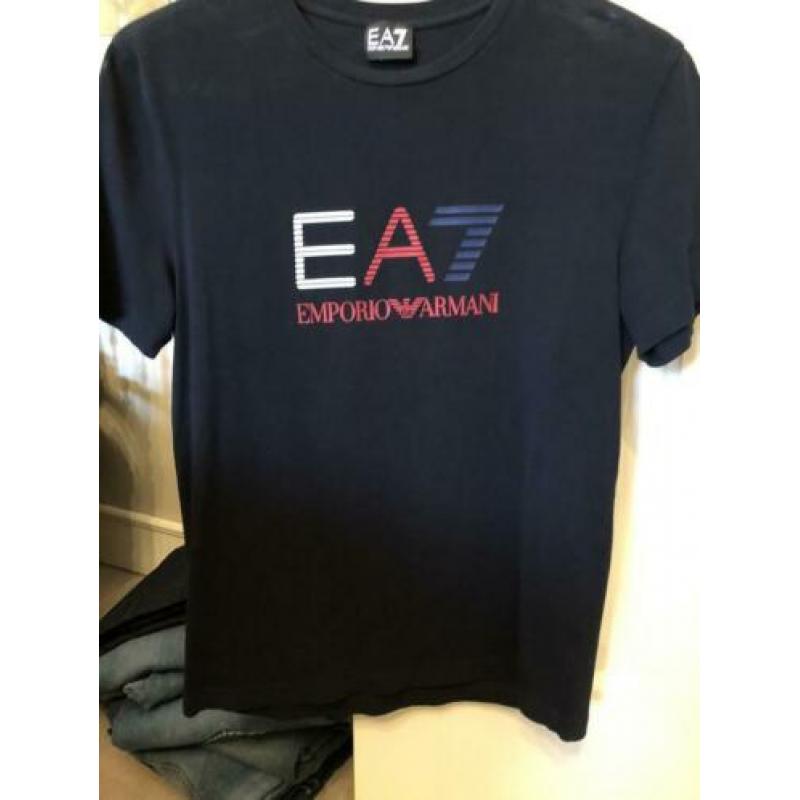 4 x shirt/ polo EA7 izgst. Maat XL