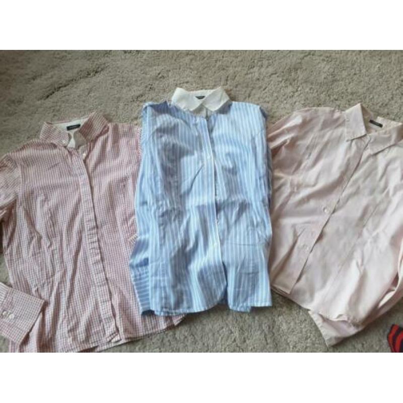 Drie blouses van Purdey maat 38