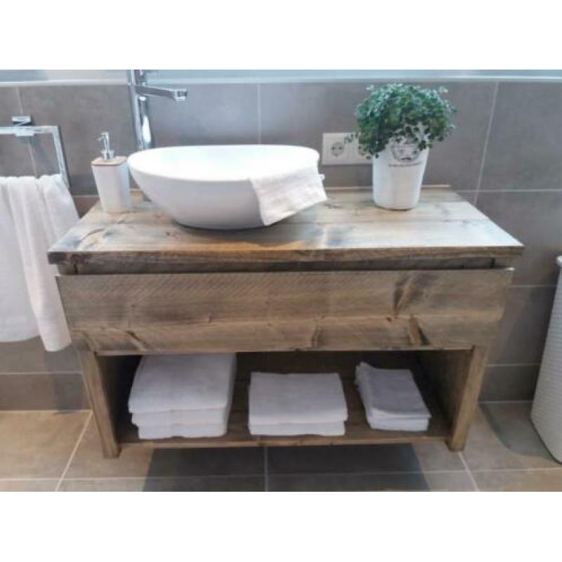 Steigerhouten badkamermeubel MAIMI vanaf €309,-