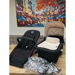 Bugaboo Cameleon3 ALL BLACK / OFF WHITE super netjes