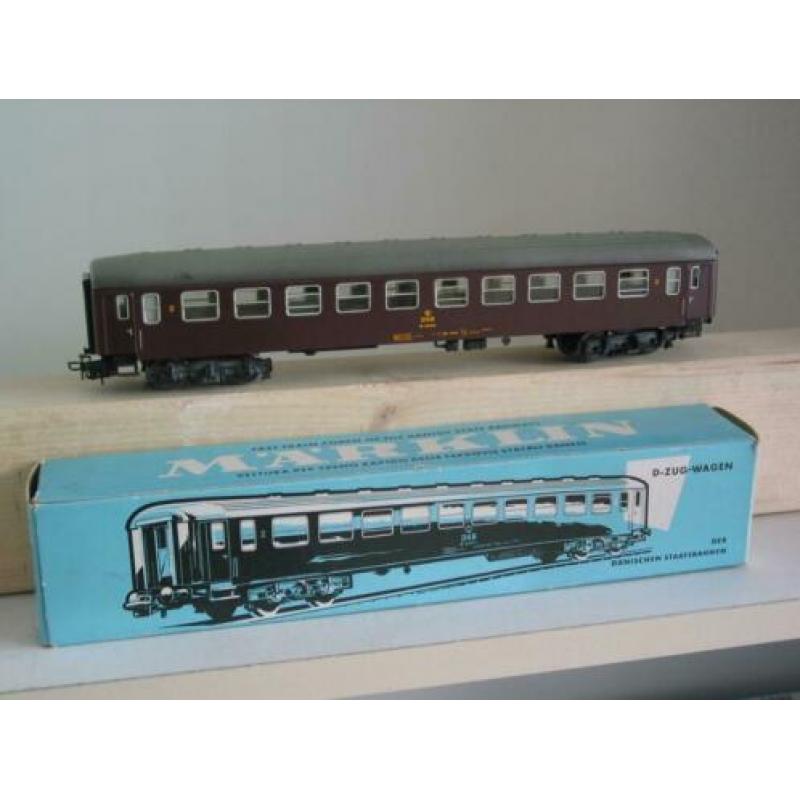 Märklin 4045 - D-trein-rijtuig van de Deense Spoorwegen OVP