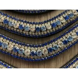 Hoge kwaliteits bling frontriem: in pony, cob en full