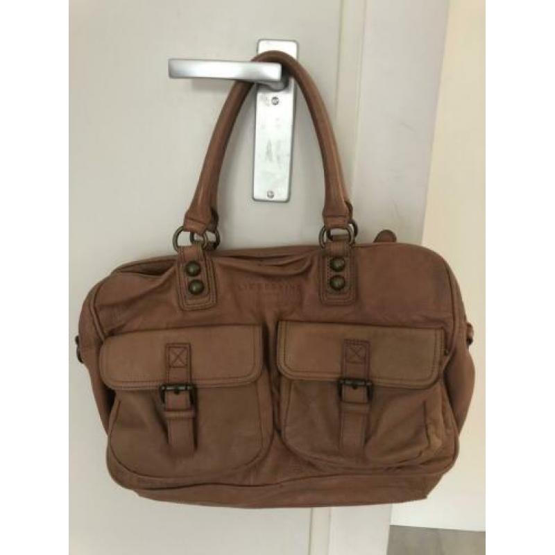 Liebeskind cognac leren tas MOOI!