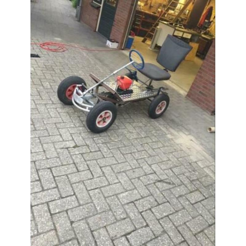 Skelter met puch kickstart blok nieuwstaat!