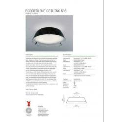 Vertigo bird borderline 616 plafondlamp wit