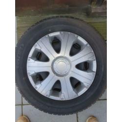4 stuks zgan winterbanden 185/65R14 86T
