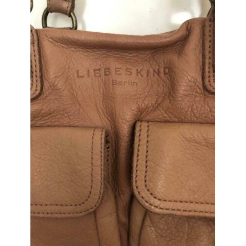 Liebeskind cognac leren tas MOOI!