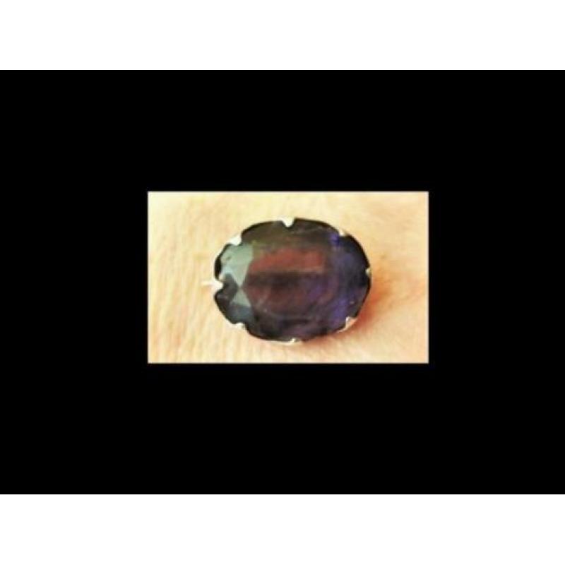 Drie Zilveren Broches met Bijzonder Stenen!!!