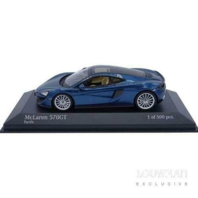 McLaren 570GT Blauw Schaalmodel (1:43)