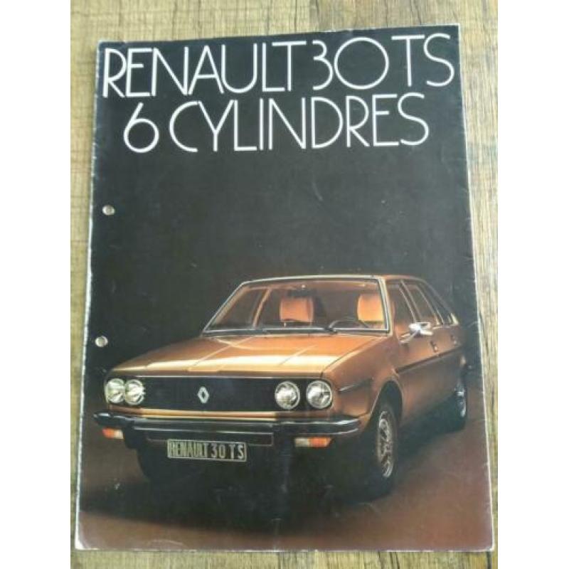 Renault 30 TS 6 cylindres folder