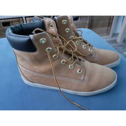 Stoere leren Timberland boots in maat 39/ 39,5.
