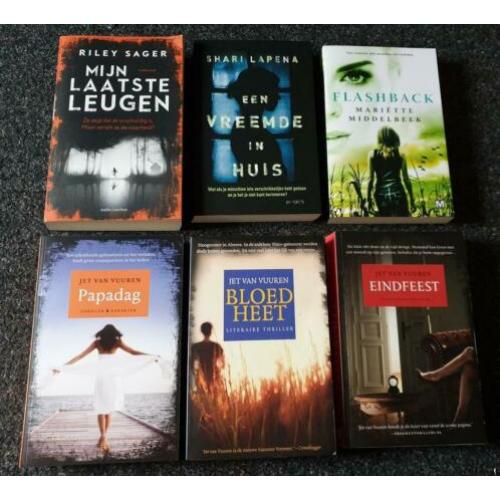 Thrillers, boeken