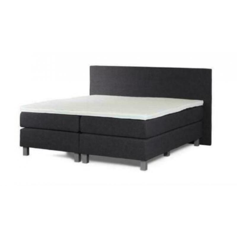 Luxe Boxspring Bruin inc. Pocket Matrassen Hoofdbord+To 639