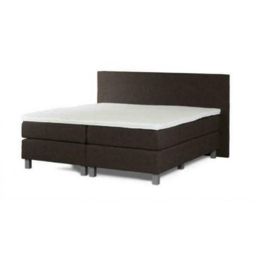 Luxe Boxspring Bruin inc. Pocket Matrassen Hoofdbord+To 639