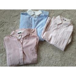 Drie blouses van Purdey maat 38