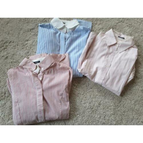 Drie blouses van Purdey maat 38