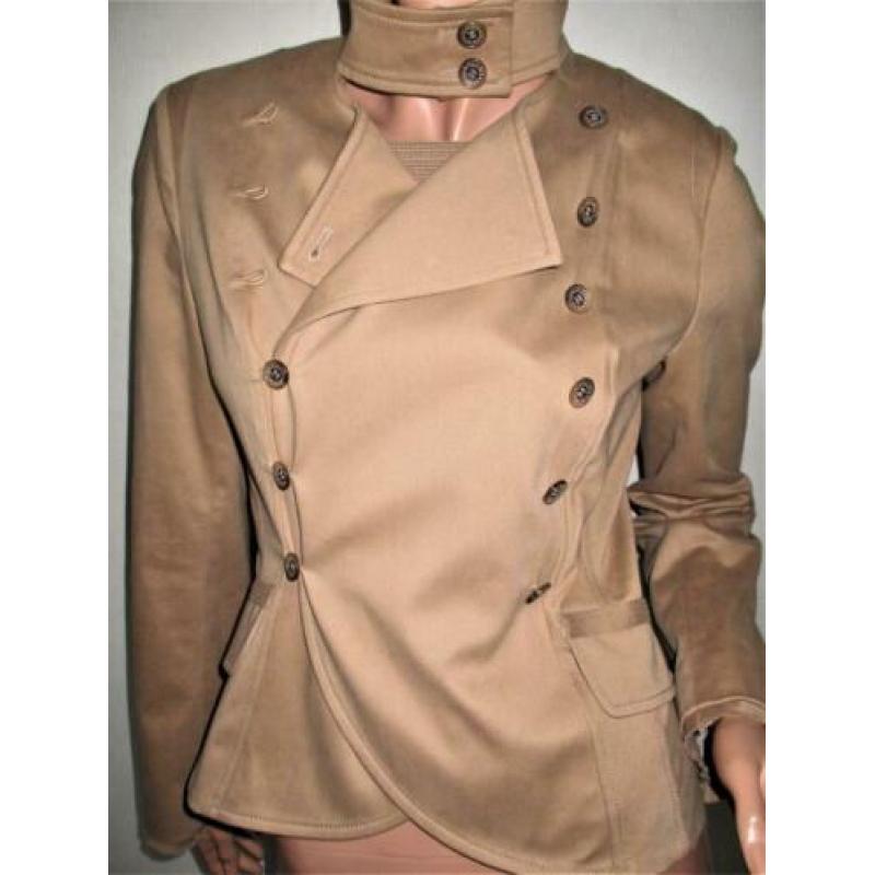 CLAUDIA STRATER ! Camel jasje mt 36.