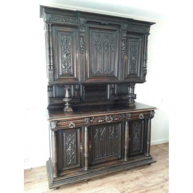 Antieke Franse jachtkast, kast