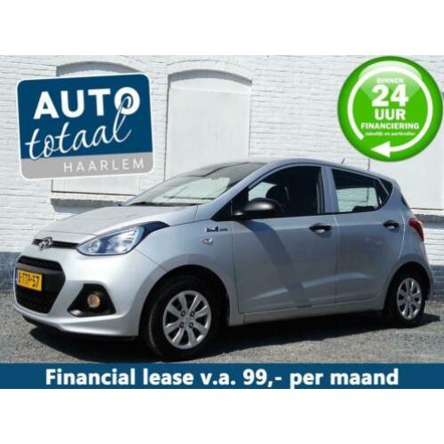 Hyundai i10 1.0i i-Drive 5Drs v.a.99,-euro per maand