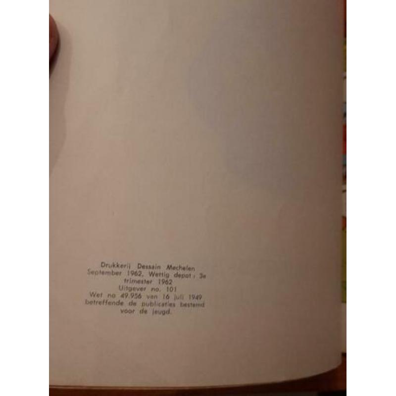 VINTAGE stripalbum HOEMPAPA en de piraten 1962