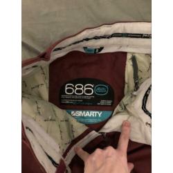 686 woman snowboard broek model Smarty - S