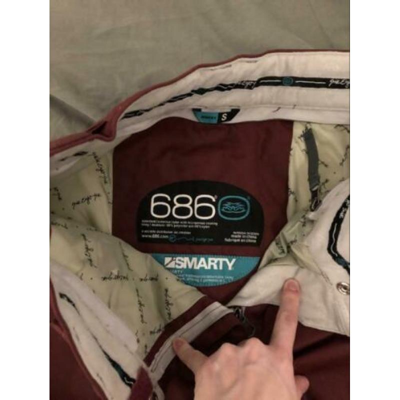 686 woman snowboard broek model Smarty - S