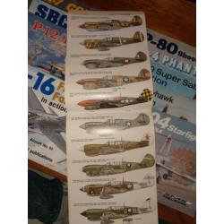 10x Aircraft Squadron Signal Publications.