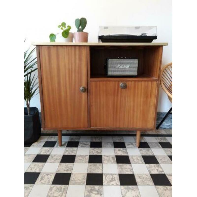 Vintage retro kast / dressoir / platenspeler meubel