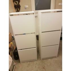 2x Ikea pax schoenenkast