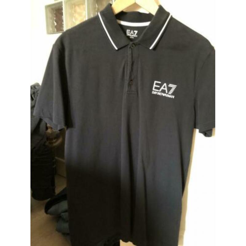 4 x shirt/ polo EA7 izgst. Maat XL