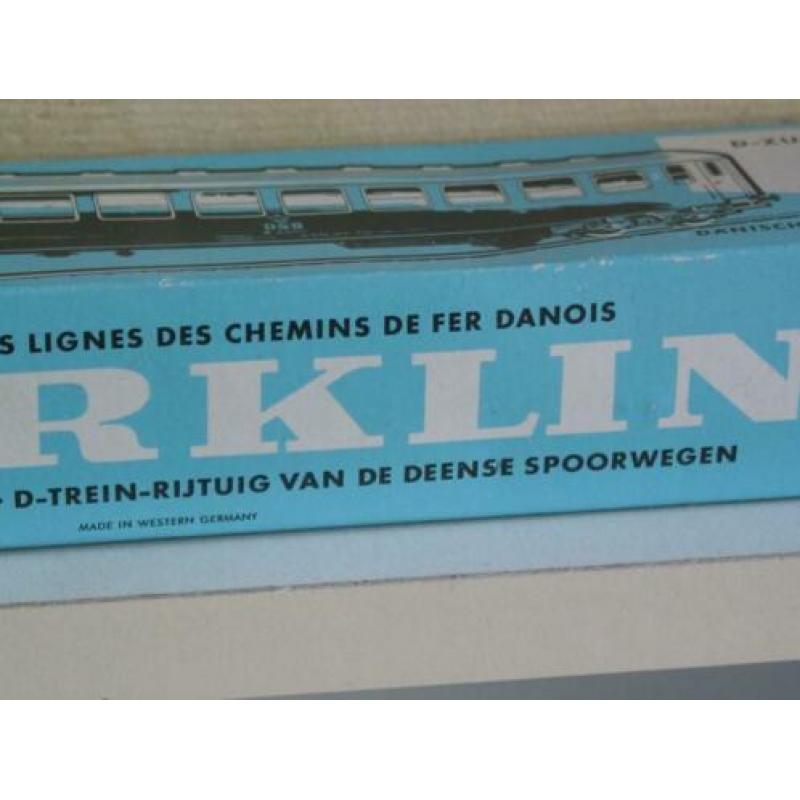 Märklin 4045 - D-trein-rijtuig van de Deense Spoorwegen OVP