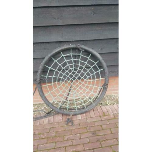 Netschommel schommelschaal met touw en bevestiging