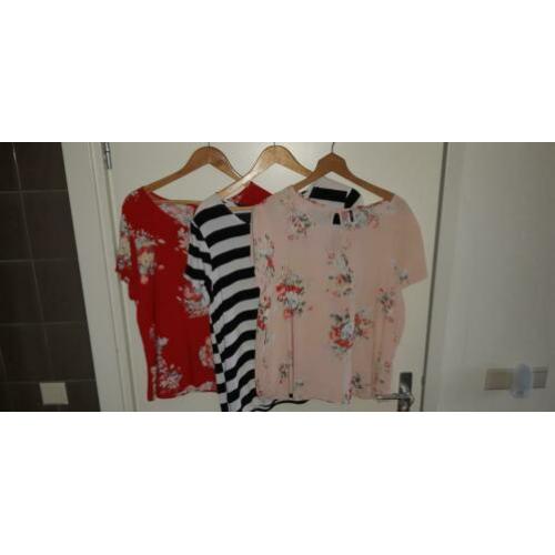 ONLY shirts maat 42, 5 euro per stuk
