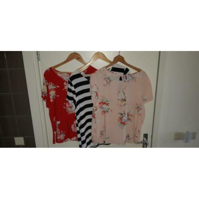 ONLY shirts maat 42, 5 euro per stuk