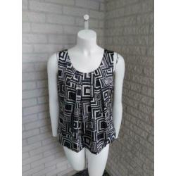 Chique top met print van Expresso maat XL