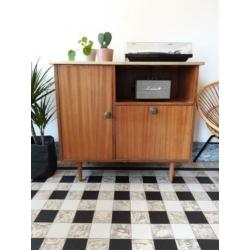 Vintage retro kast / dressoir / platenspeler meubel