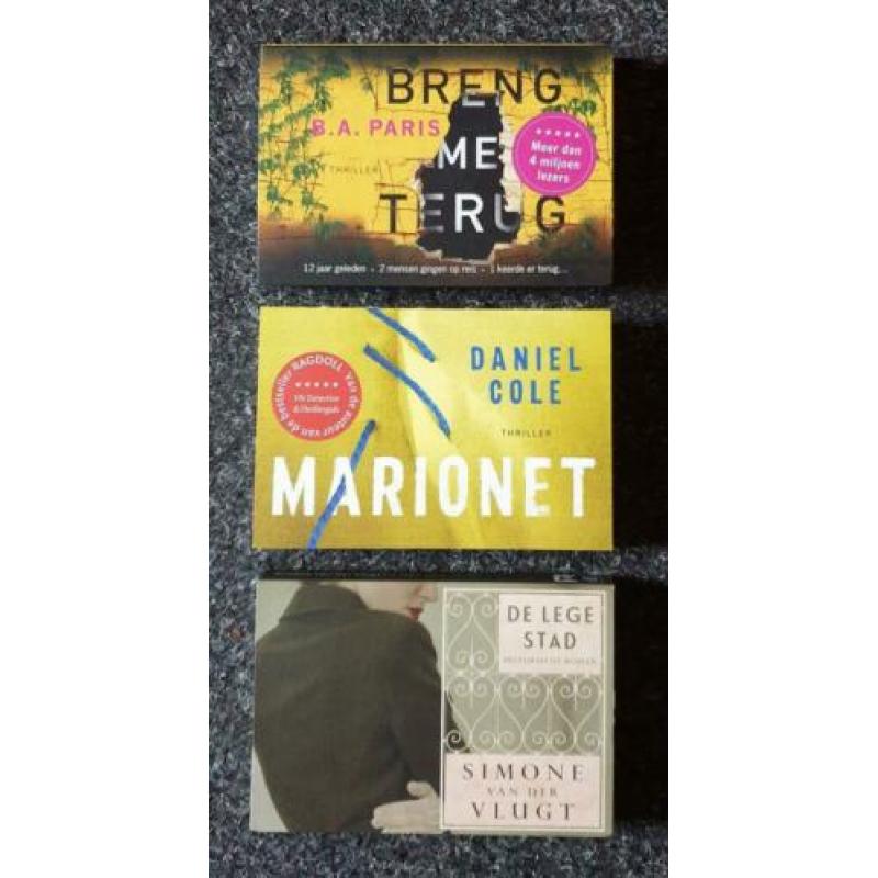 Thrillers, boeken