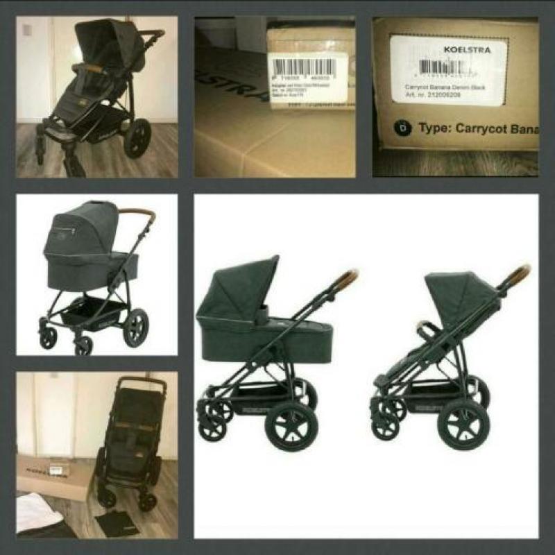 Koelstra prachtige kinderwagen zeer compleet nieuw/als nieuw
