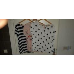 ONLY shirts maat 42, 5 euro per stuk