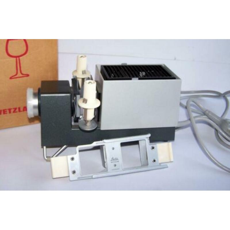 Prachtige vintage Leitz Wetzlar dia/filmmstrook projector.