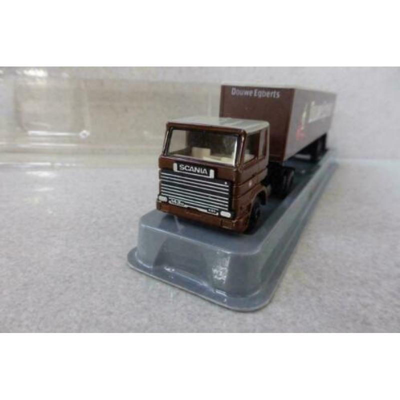 Efsi toys Scania 143M 450 Douwe Egberts truck trailer OVP