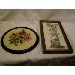 Twee leuke borduurwerkjes (A16 1809)