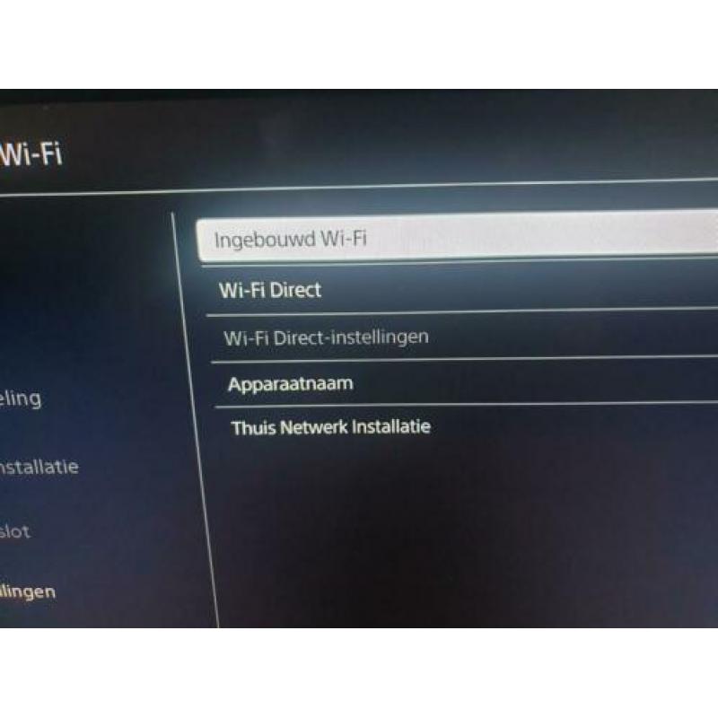 SONY TV met WiFi