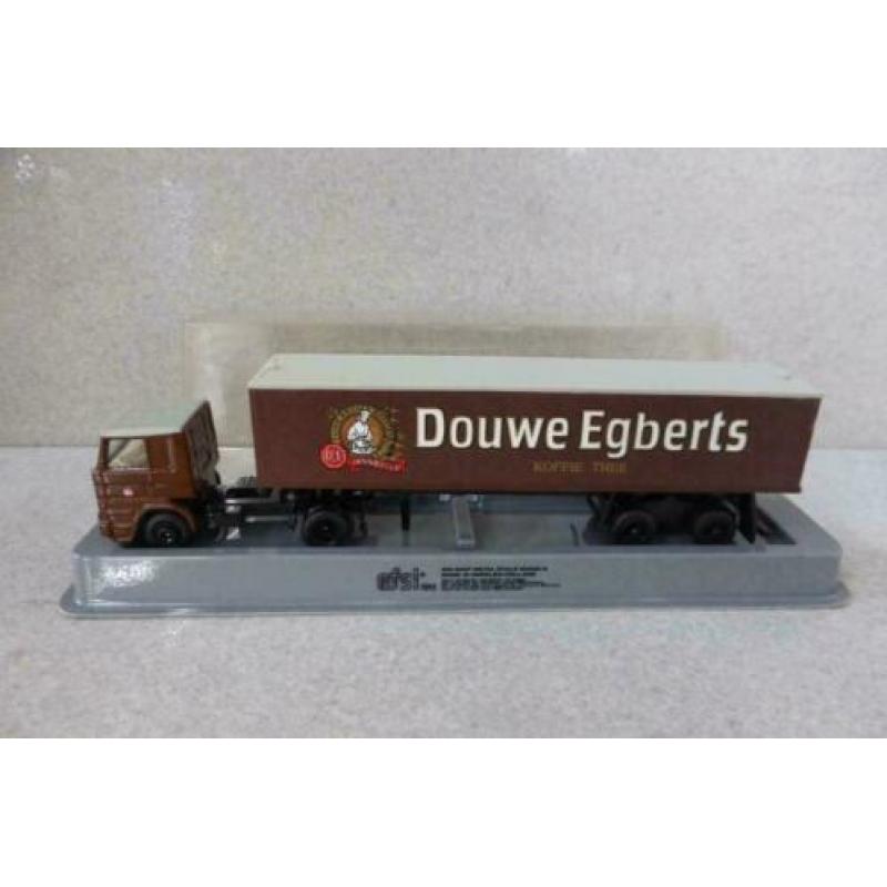 Efsi toys Scania 143M 450 Douwe Egberts truck trailer OVP