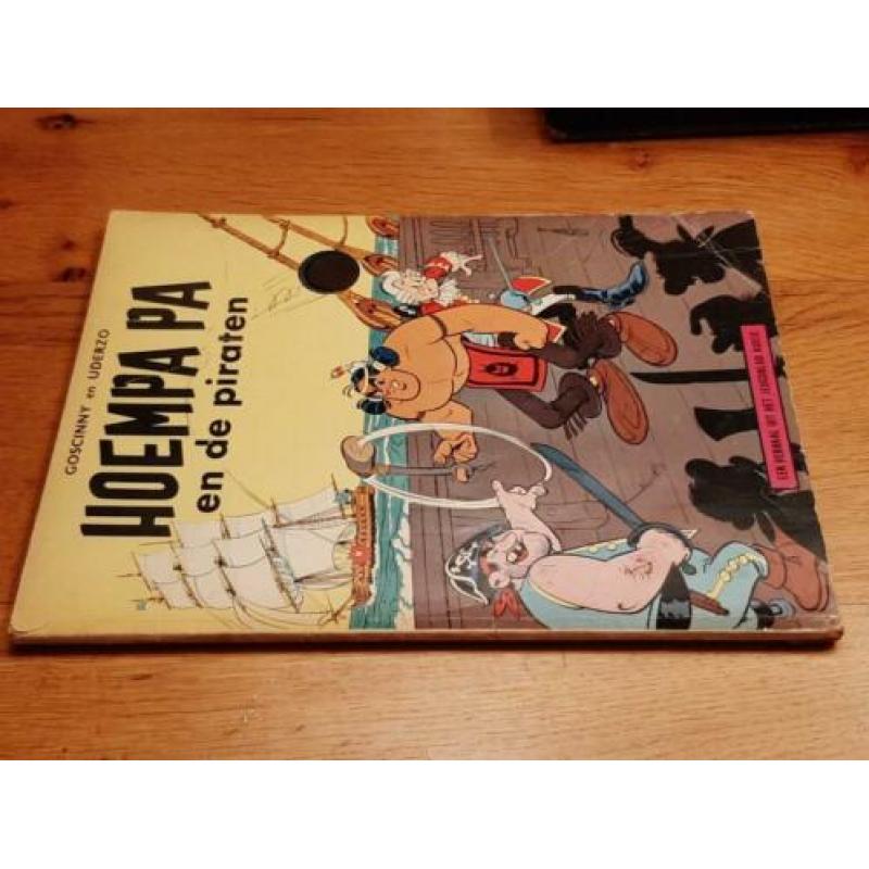 VINTAGE stripalbum HOEMPAPA en de piraten 1962