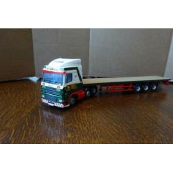 DAF XF Space CAB & Flatbed Trailer Stobart Corgi