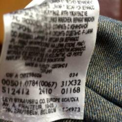 Jeans Levi’s 501 31-32.