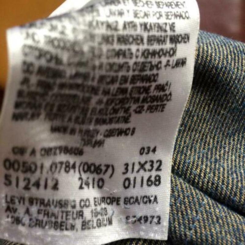 Jeans Levi’s 501 31-32.